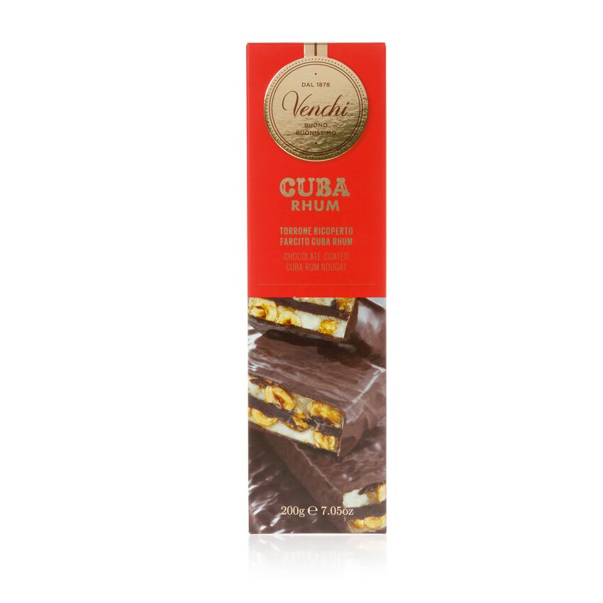 Chocolate Covered Nougat Bar with Rhum 200G