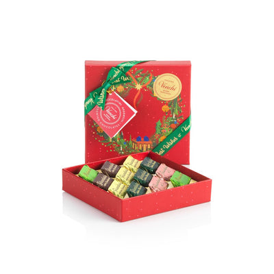 Christmas Square Gift Box with Assorted Gianduiotto 117g